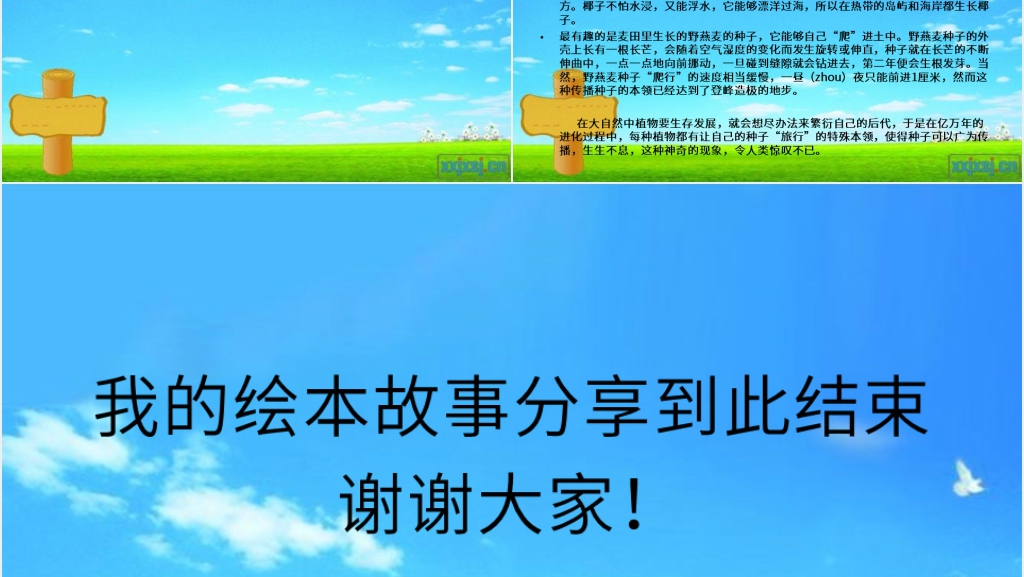 一粒种子的旅行绘本故事PPT课件 一粒种子的旅行绘本故事PPT课件