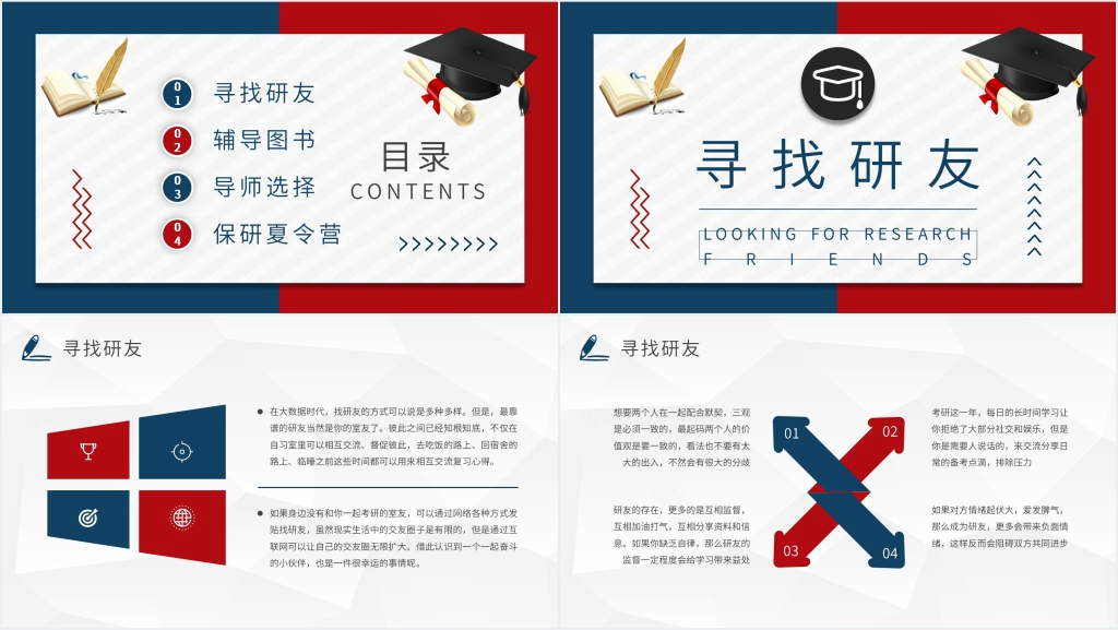考研保研工作经验交流会PPT模板 考研保研工作经验交流会PPT模板