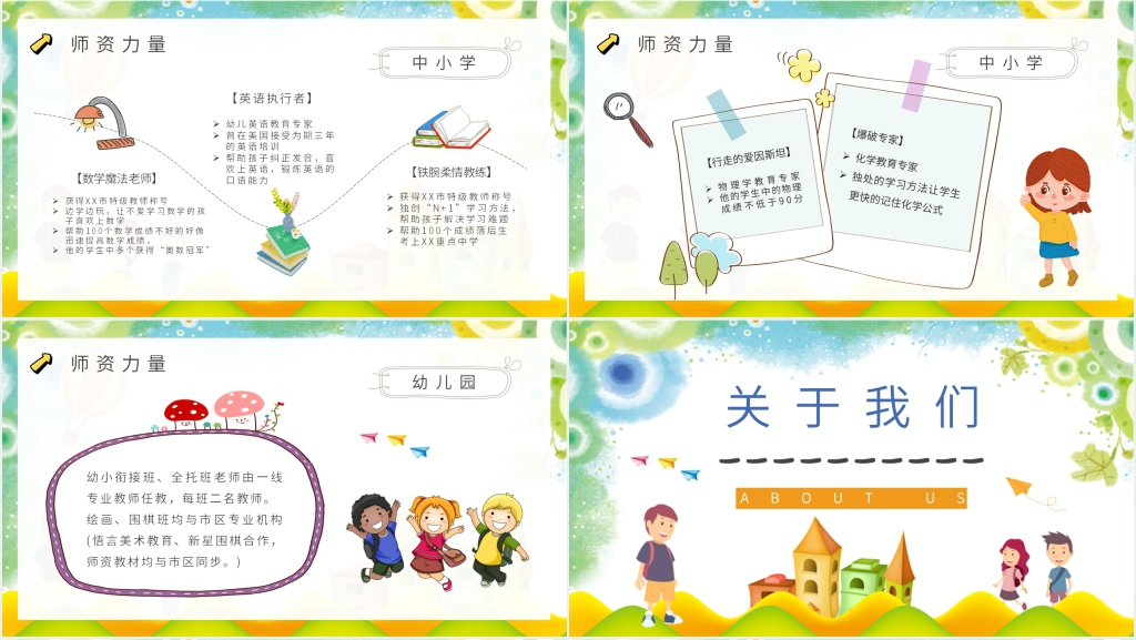 培训学校暑假招生方案计划PPT模板 培训学校暑假招生方案计划PPT模板