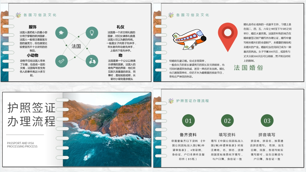 暑假旅游攻略介绍PPT模板 暑假旅游攻略介绍PPT模板