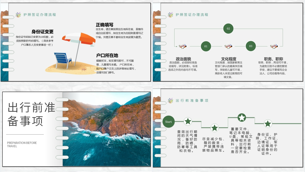 暑假旅游攻略介绍PPT模板 暑假旅游攻略介绍PPT模板