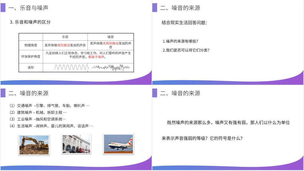 人教版八年级初二物理上册《噪声的危害和控制》优质课PPT课件 人教版八年级初二物理上册《噪声的危害和控制》优质课PPT课件