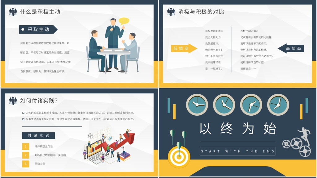 高效能人士的七个习惯公开课PPT模板 高效能人士的七个习惯公开课PPT模板