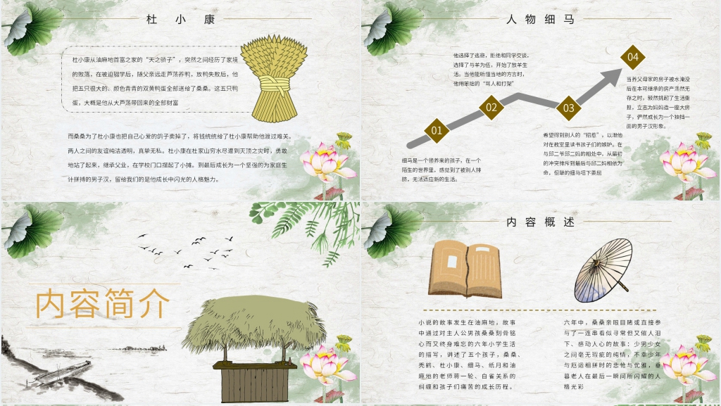 草房子阅读指导课PPT课件 草房子阅读指导课PPT课件