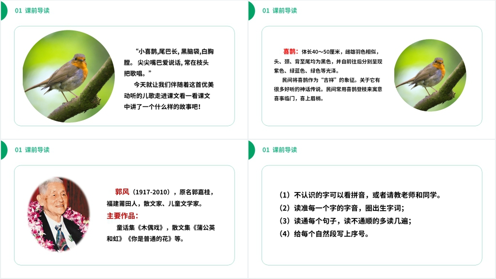 小学二年级语文下册《枫树上的喜鹊》教学PPT课件 小学二年级语文下册《枫树上的喜鹊》教学PPT课件