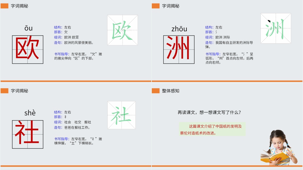小学三年级语文下册第三单元《纸的发明》PPT课件 小学三年级语文下册第三单元《纸的发明》PPT课件