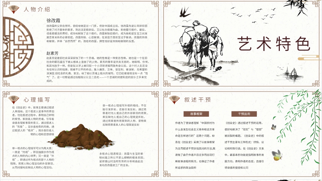 好书分享PPT柳青创业史