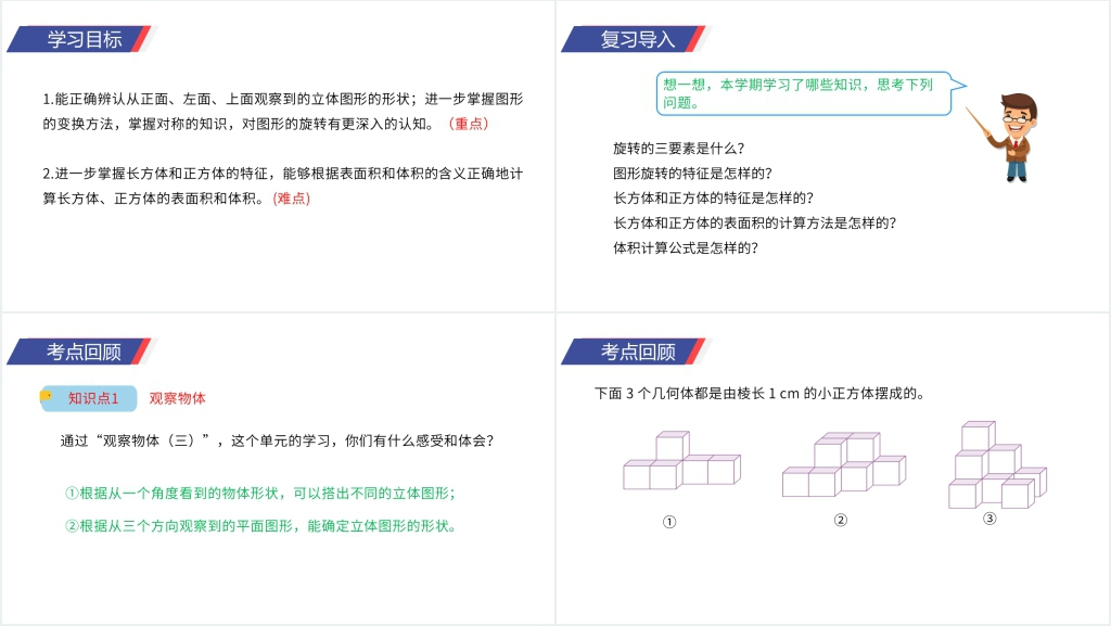 人教版小学数学五年级下册《图形与几何》PPT课件 人教版小学数学五年级下册《图形与几何》PPT课件