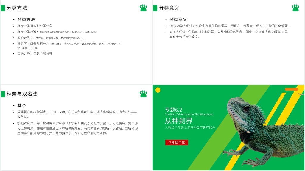 八年级初二上册《从种到界》PPT课件 八年级初二上册《从种到界》PPT课件