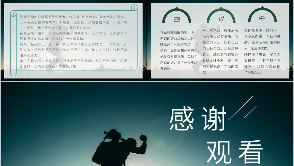 薇娅人生是用来改变的书简介PPT模板 薇娅人生是用来改变的书简介PPT模板