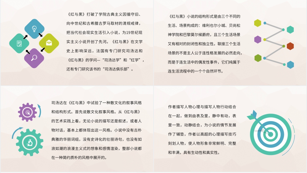 红与黑世界名著PPT模板 红与黑世界名著PPT模板