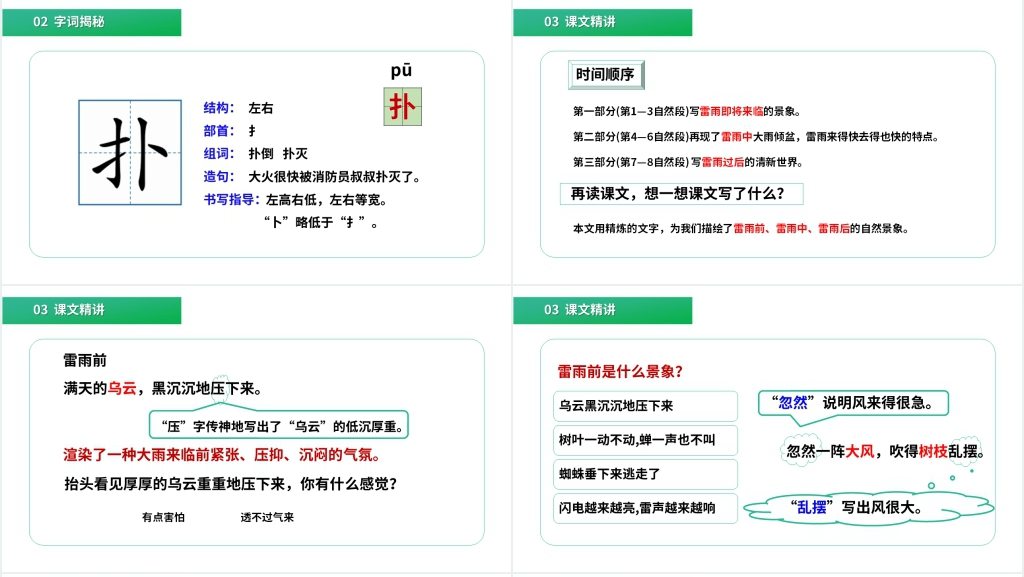 《雷雨》教案PPT课件 《雷雨》教案PPT课件