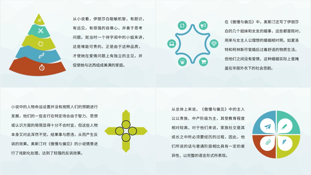 傲慢与偏见介绍PPT模板 傲慢与偏见介绍PPT模板