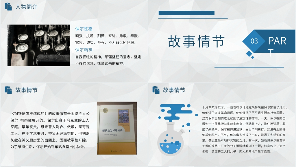 鉴赏钢铁是怎样炼成的PPT模板 鉴赏钢铁是怎样炼成的PPT模板