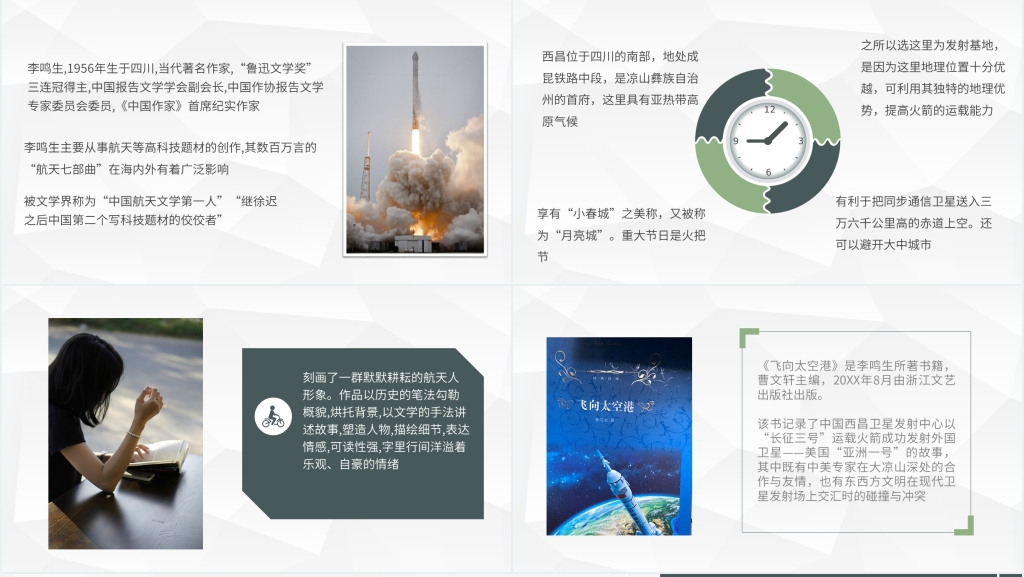 飞向太空港读书报告PPT模板 飞向太空港读书报告PPT模板
