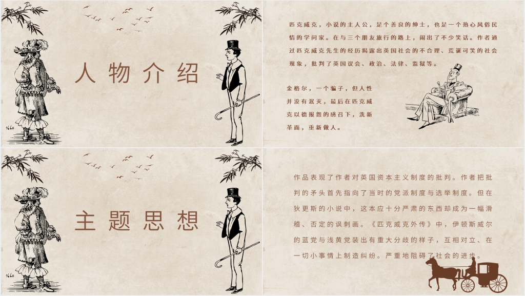 匹克威克外传人物介绍PPT 匹克威克外传人物介绍PPT