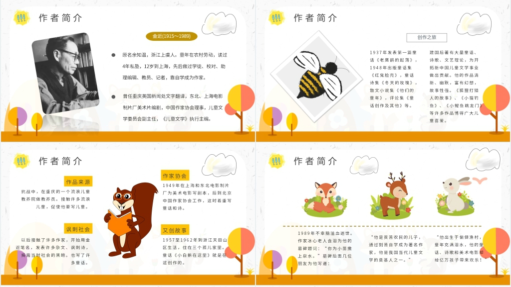 狐狸打猎人导读课PPT