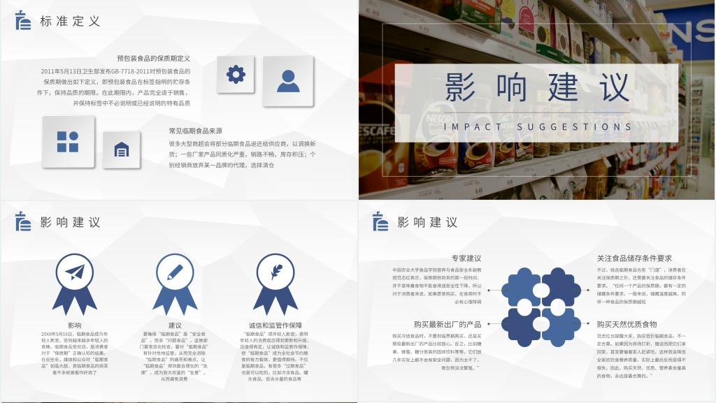 食品临期产品定义标准PPT模板 食品临期产品定义标准PPT模板