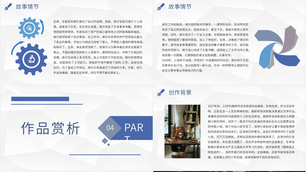 钢铁是怎样炼成的主题PPT模板 钢铁是怎样炼成的主题PPT模板