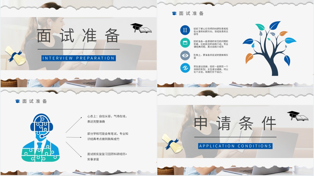 保研夏令营流程及注意事项PPT模板 保研夏令营流程及注意事项PPT模板
