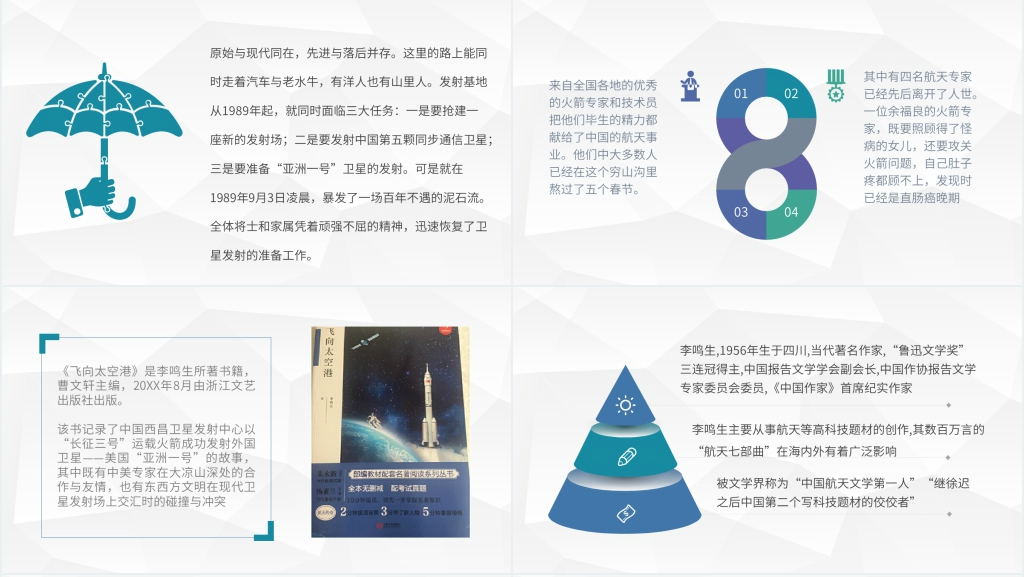 飞向太空港推荐PPT模板 飞向太空港推荐PPT模板