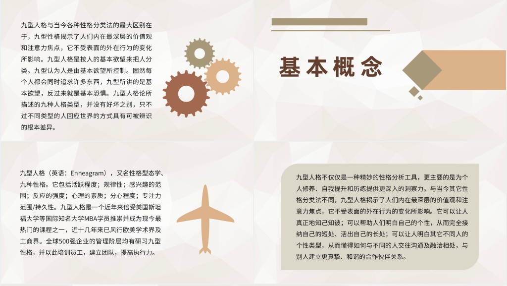 九型人格分析与应用PPT模板 九型人格分析与应用PPT模板