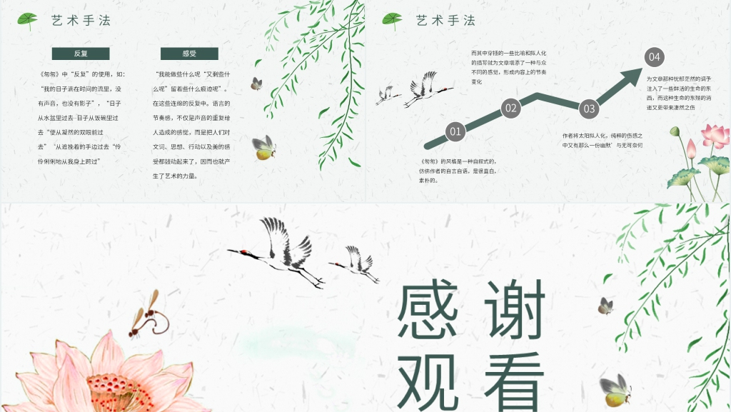 朱自清匆匆简介PPT模板 朱自清匆匆简介PPT模板