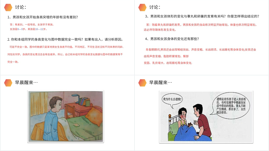 人教版七年级初一生物下册《青春期》PPT课件 人教版七年级初一生物下册《青春期》PPT课件