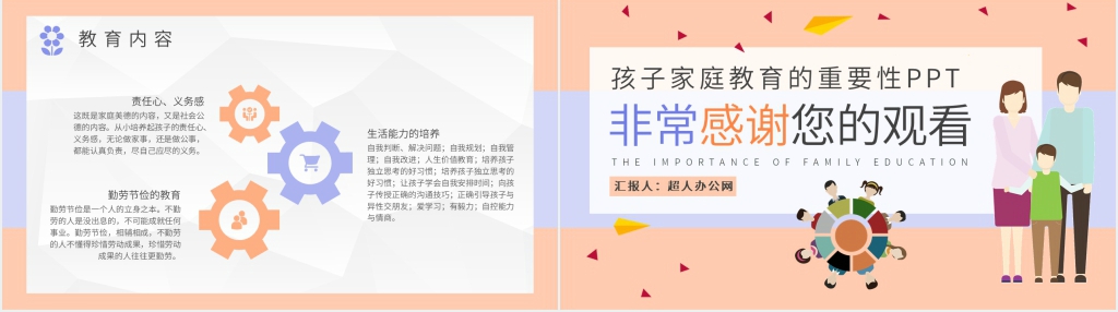 孩子家庭教育的重要性PPT 孩子家庭教育的重要性PPT