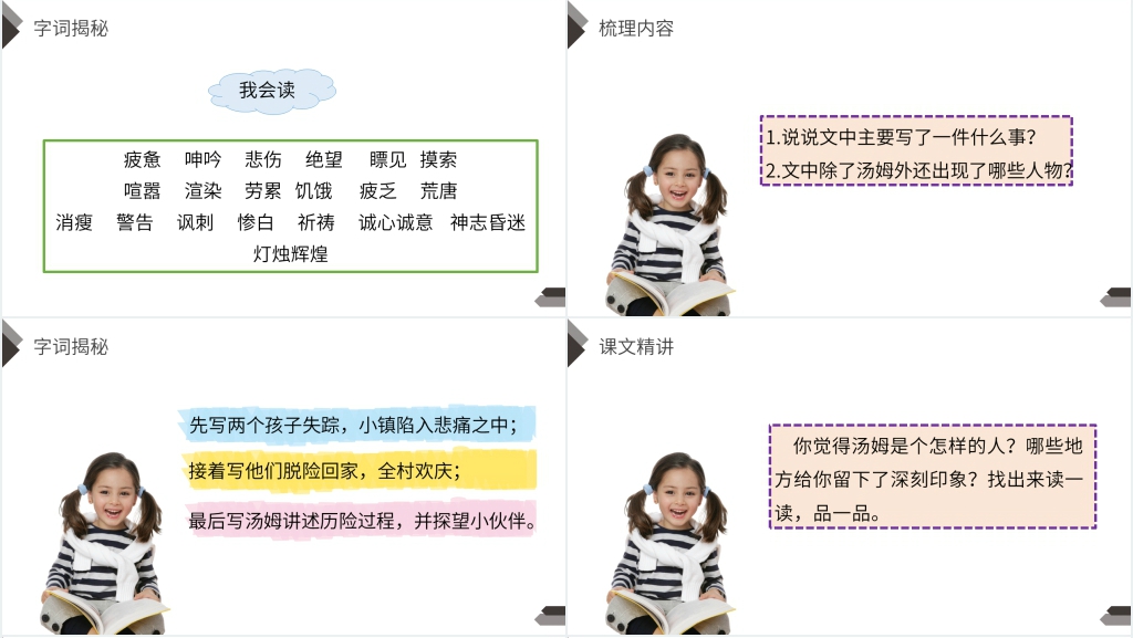 汤姆索亚历险记课文PPT课件 汤姆索亚历险记课文PPT课件