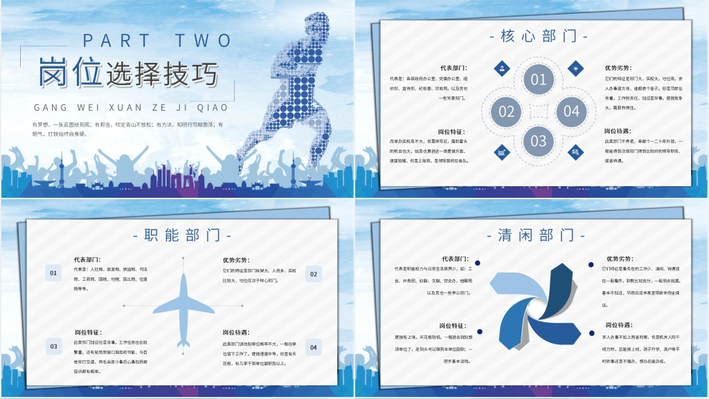 公考报名选岗指南技巧PPT模板 公考报名选岗指南技巧PPT模板
