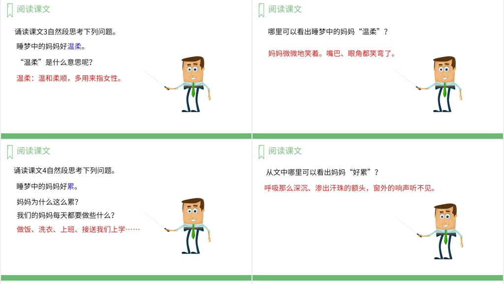 二年级语文妈妈睡了PPT课件 二年级语文妈妈睡了PPT课件