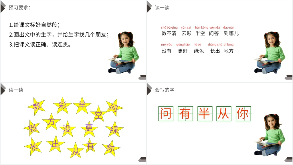 人教版一年级语文上册《雨点儿》PPT课件 人教版一年级语文上册《雨点儿》PPT课件