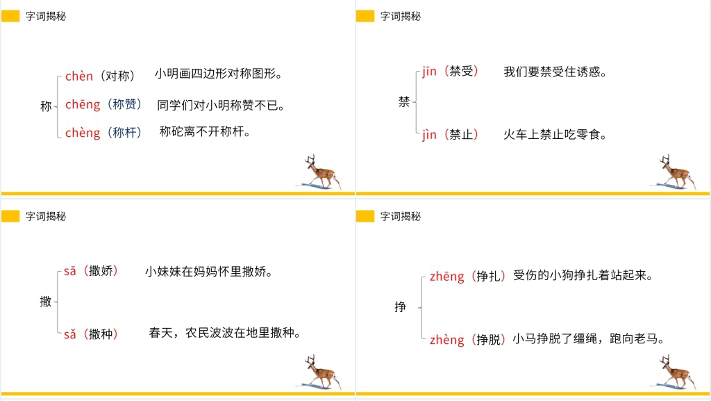 小学三年级语文下册《鹿角和鹿腿》PPT课件 小学三年级语文下册《鹿角和鹿腿》PPT课件