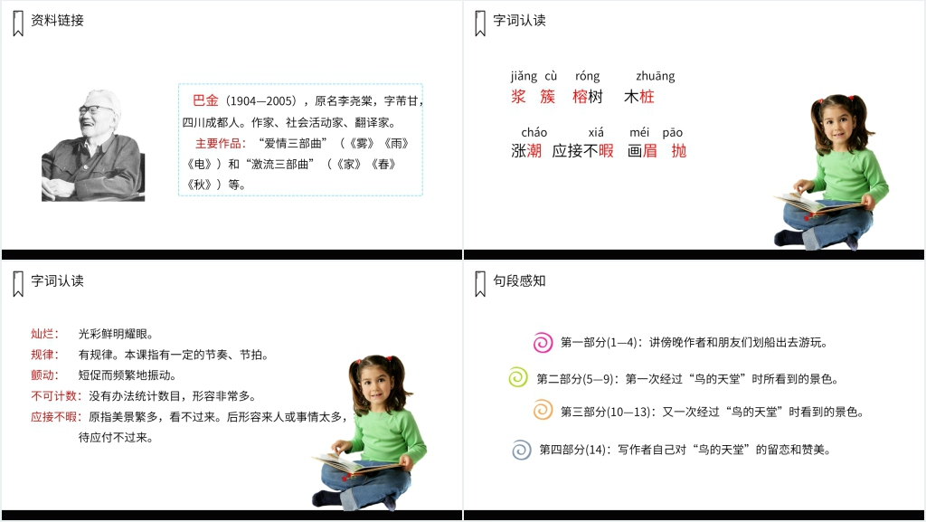 人教版五年级语文上册《鸟的天堂》PPT课件 人教版五年级语文上册《鸟的天堂》PPT课件