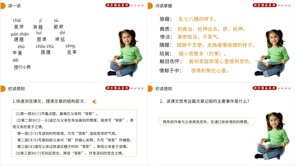 《背影》微课PPT课件 《背影》微课PPT课件