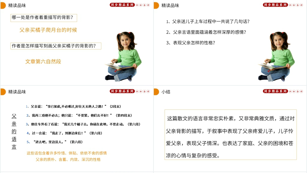 《背影》微课PPT课件 《背影》微课PPT课件