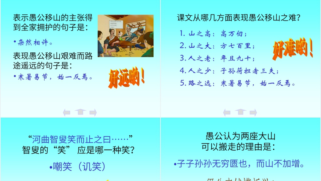 《愚公移山》课文PPT课件 《愚公移山》课文PPT课件