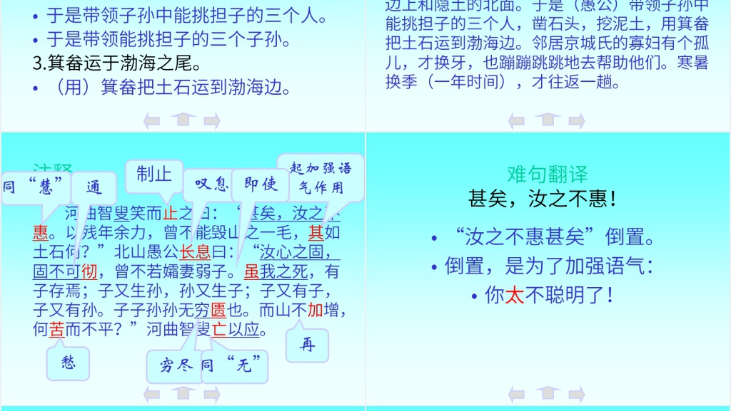《愚公移山》课文PPT课件 《愚公移山》课文PPT课件