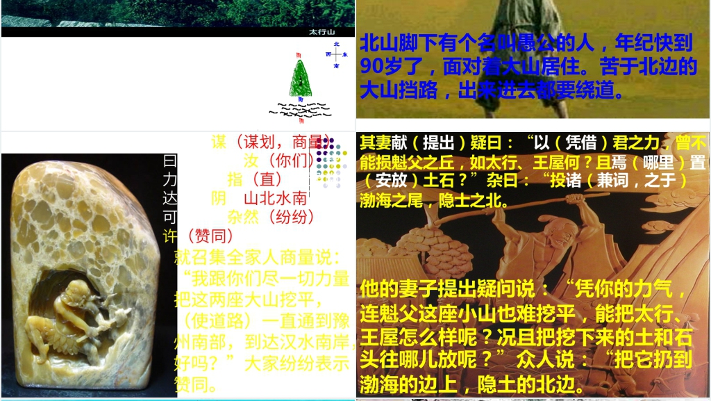 愚公移山语文知识点PPT课件 愚公移山语文知识点PPT课件