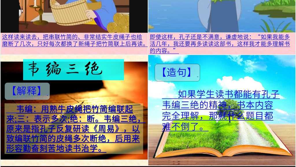 韦编三绝成语故事演讲PPT课件 韦编三绝成语故事演讲PPT课件