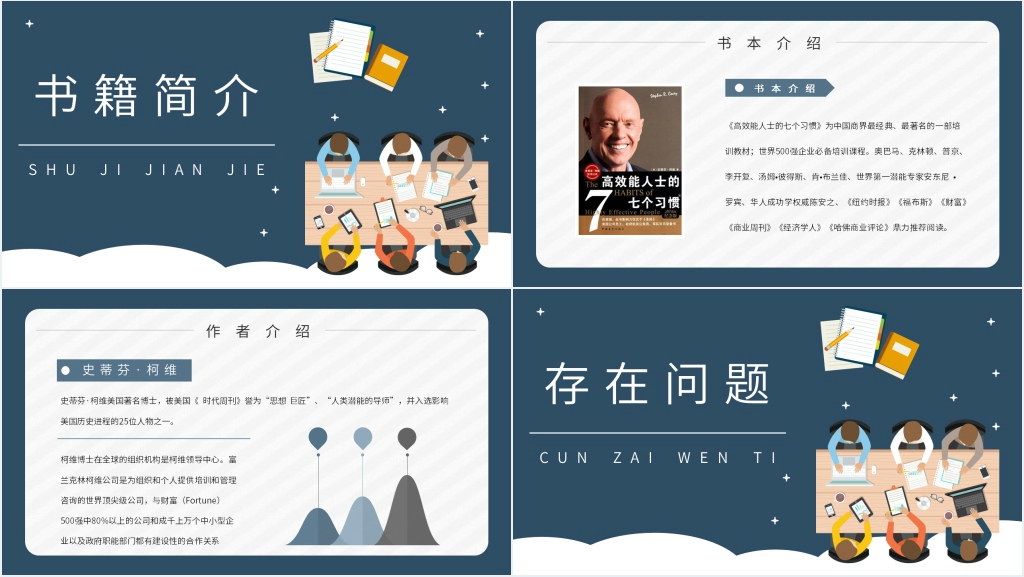 高效能人士的七个习惯讲透PPT模板 高效能人士的七个习惯讲透PPT模板
