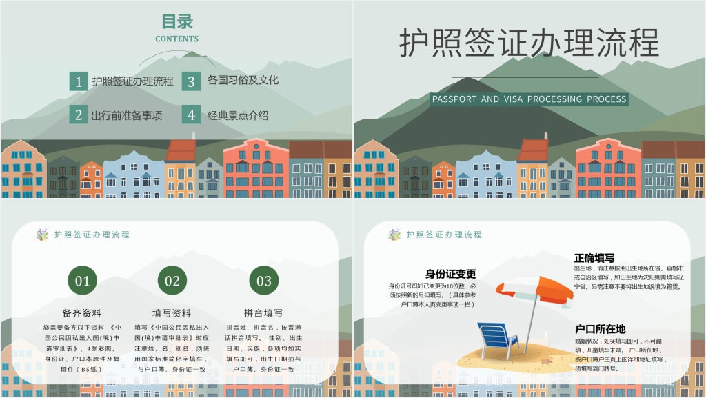 我的暑假假期攻略PPT模板 我的暑假假期攻略PPT模板