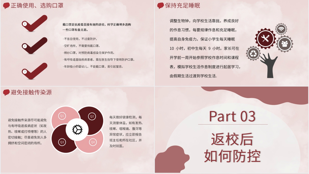 返校后如何防控疫情PPT课件 返校后如何防控疫情PPT课件
