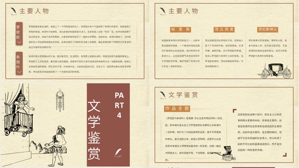 《罗密欧与朱丽叶》鉴赏PPT模板 《罗密欧与朱丽叶》鉴赏PPT模板