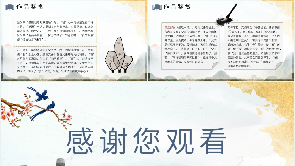 《背影》朗诵PPT课件 《背影》朗诵PPT课件