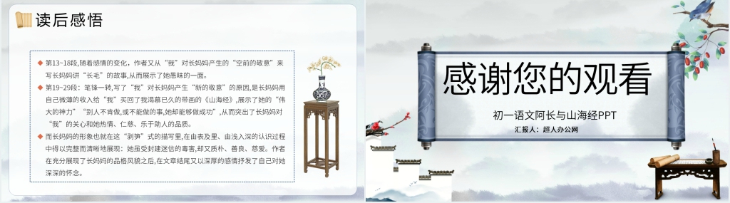 初一语文阿长与《山海经》PPT课件 初一语文阿长与《山海经》PPT课件