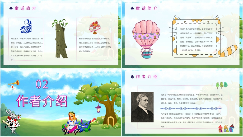 《爱丽丝梦游仙境》介绍PPT课件 《爱丽丝梦游仙境》介绍PPT课件
