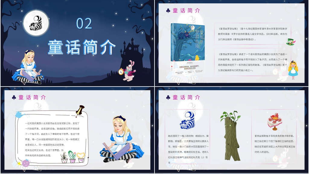 《爱丽丝漫游仙境》推荐课PPT课件