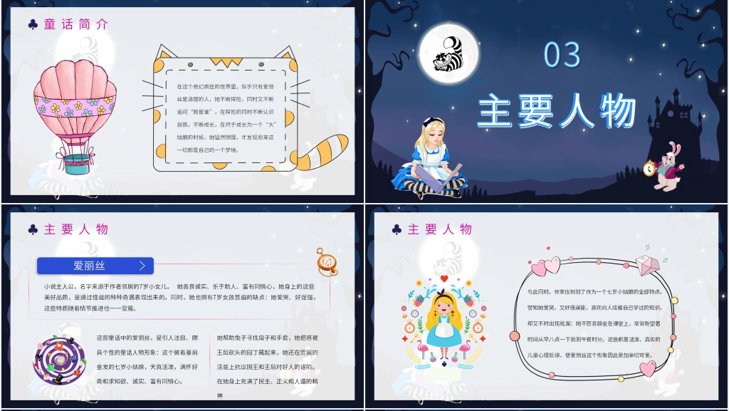 《爱丽丝漫游仙境》推荐课PPT课件